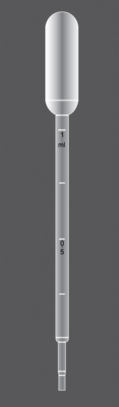 Disposable Pasteur pipette 1ml