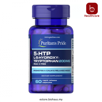 [Puritan's Pride] 5-HTP 200 mg (Griffonia Simplicifolia), 60 Capsules