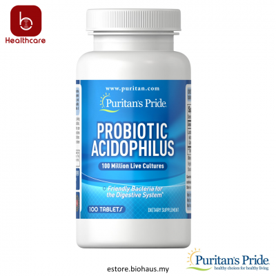 [Puritan's Pride] Probiotic Acidophilus, 100 Capsules - Good for Digestive and Immune Systems