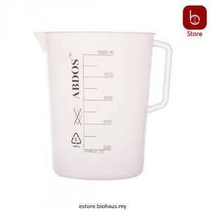 PRINTED BEAKERS WITH HANDLE, PP, 4pcs/case