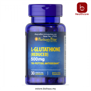 [Puritan's Pride] L-Glutathione 500 mg, 30 Capsules