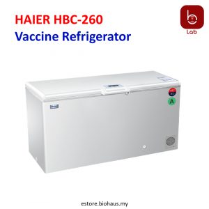[Haier] Ice-Lined Refrigerator 2~8℃, HBC-260