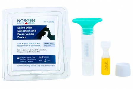 [NORGEN] Saliva DNA Collection and Preservation Devices - 6 units [ SAMPLE KIT]