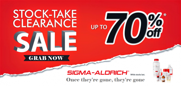 SIGMA ALDRICH CHEMICAL (STOCK CLEARANCE SALES)