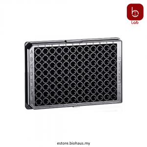 [Greiner Bio-One] Cell Culture Microplate, 96 Well, F-Bottom (Chimney Well), Black, CELLSTAR®