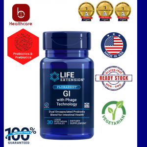 [Life Extension] FLORASSIST® GI with Phage Technology, Digestive Health, 30 capsules