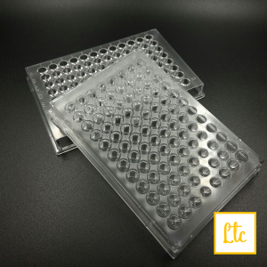 Microtitre Plates, 96 flat well, with cover