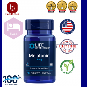 [Life Extension] Melatonin, 3mg, 60 capsules