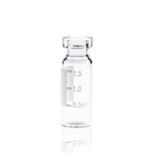 2ml Clear vial,11mm crimp top, graduated with writing area