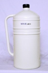 MVE Lab 4, Liquid Nitrogen Storage Dewar, 4 L