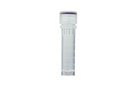 2.0ml Screw Cap Skirted Tubes with 'O' Rings, Clear Colour Caps, 1000 pcs/case 