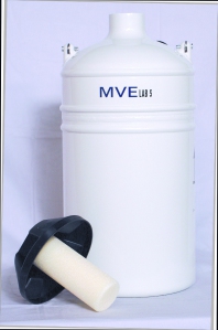 MVE Lab 5, Liquid Nitrogen Storage Dewar, 5L
